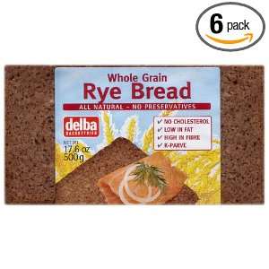 Delba Rye Bread, 17.6 ounce (Pack of 6) Grocery & Gourmet Food