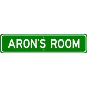 ARON ROOM SIGN   Personalized Gift Boy or Girl, Aluminum  