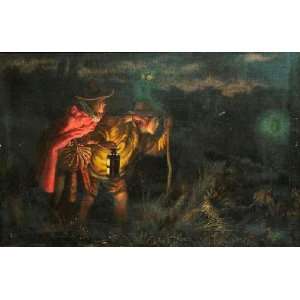     Arthur Hughes   24 x 16 inches   Will o the Wisp