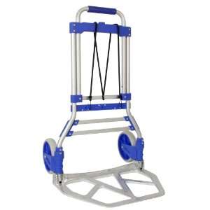 RWM Casters FW 90 Aluminum Hand Truck with Loop Handle, Blue, 275 lbs 