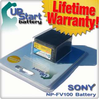 NEW DECODED BATTERY FOR SONY NP FV100 A230 A330  