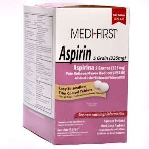  Medifirst Aspirin Pain Relief Tablets 250 X 2 Health 