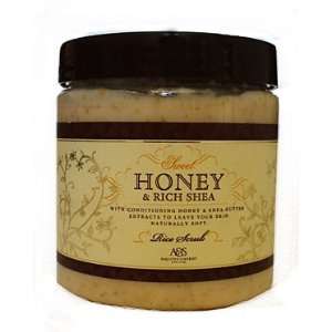  Asquith & Somerset Honey & Rich Shea Rice Scrub 17 Fl.Oz 