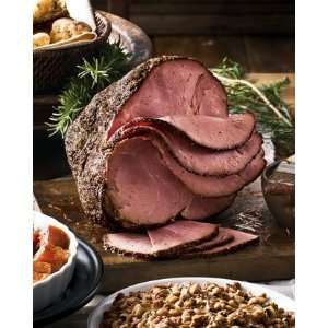 HickorySmoked Peppered Whole Ham  Grocery & Gourmet Food