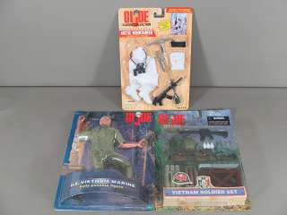 Lot of 8 G.I. Joe Action Figures and Accessories  