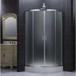  SECTOR Shower Enclosure Chrome Frosted Glass