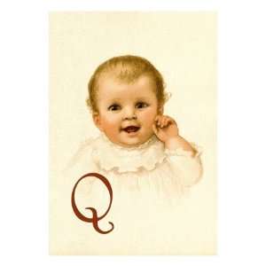 Baby Face Q by Ida Waugh, 18x24