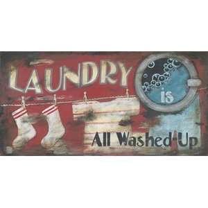   All Washed Up Finest LAMINATED Print Cat Bachman 20x10