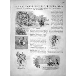   1900 Sport India Elephant Panther Hunting Baden Powell