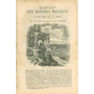  1867 Pictured Rocks of Lake Superior Grand Island Harbor Miner 