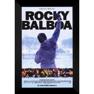  Rocky Balboa 27x40 FRAMED Movie Poster   Style C   2006 