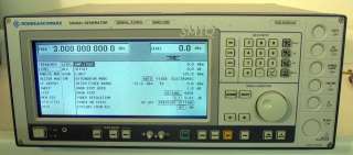 ROHDE & SCHWARZ SMIQ03B Vector Signal Generator w/Man.  