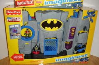 BATMAN IMAGINEXT~HUGE LOT~Batcave~JOKERS FUNHOUSE~Mr Freeze Holiday 