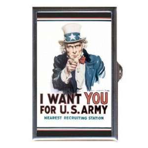  UNCLE SAM RECRUITING POSTER Coin, Mint or Pill Box Made 