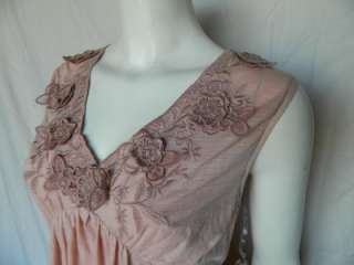 NWT Sundance Catalog Dusty Rose Cotton Dress Size Large  