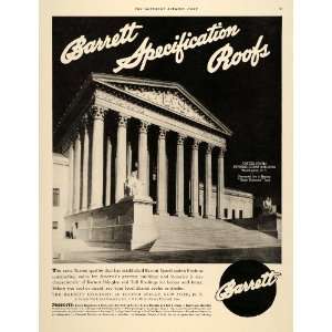  1937 Ad Barrett Roof United States Supreme Court 