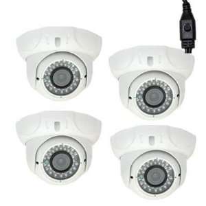 4 Pack of Professional 1/3 Sony Exview HAD CCD II with 