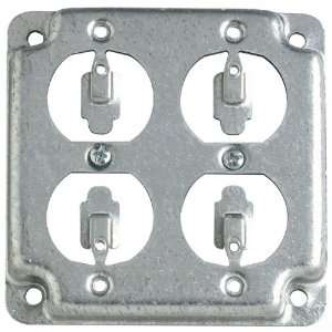  Steel City RS8 Outlet Box Surface Cover, Square, Raised, 4 