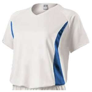  Custom Holloway Ladies Sting Softball Jerseys WHITE/ROYAL 