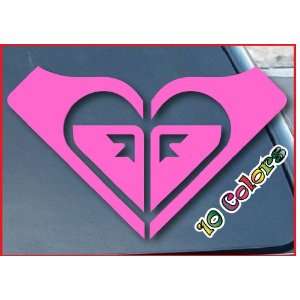 Roxy Logo Car Window Vinyl Decal Sticker 5 Wide (Color Pink)
