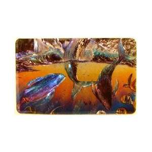 Collectible Phone Card (25m) Ocean Sanctuary Etched Image On Metal 