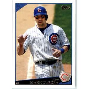 2009 Topps Baseball # 168 Mark DeRosa Chicago Cubs   Shipped In 