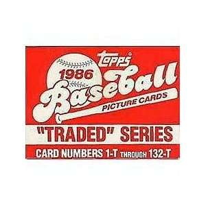 Barry Bonds Rookie 1st card w/ Complete 1986 Brand New Topps Traded 