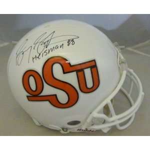 com Barry Sanders Autographed Oklahoma State Cowboys Proline Helmet w 