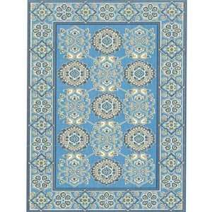   Vera Bradley Totally Turquoise VBO019A 5 3 X 8 3 Area Rug Home