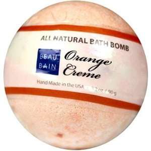  Orange Creme Bath Bomb Beau Bain Beauty