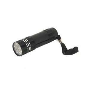  Black Mini 9 LED Flashlight