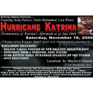  Darin Muhammad  Hurricane Katrina DVD 