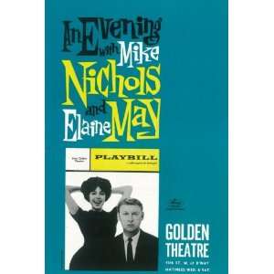  Evening with Mike Nichols and Elaine May Poster (Broadway 