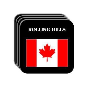  Canada   ROLLING HILLS Set of 4 Mini Mousepad Coasters 