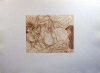 Guillaume Azoulay Recontre 1979 Original Fine Art Intaglio etching 