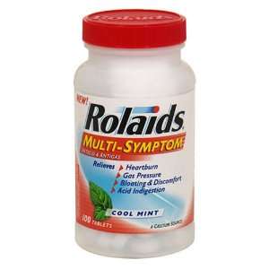  Rolaids Antacid Tablets Multi Symptom Cool Mint 100 Count 
