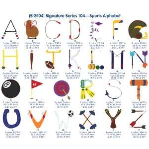  Sports Letters by Cindy Peterson and Cactus Punch SIG104 