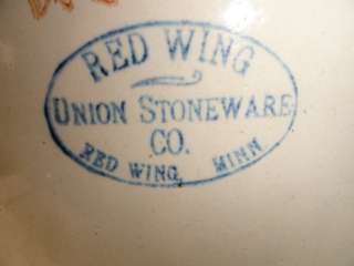 ANTIQUE RED WING EXTRA HUGE LETTERS & RED WING 15 GALLON CROCK  