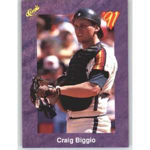  1991 Classic Game (Purple) Trivia Game Card # 7 Craig Biggio 