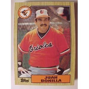  1987 Topps #668 Juan Bonilla