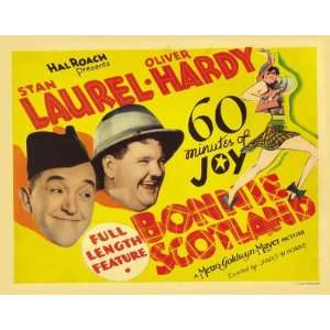 Bonnie Scotland Movie Poster (11 x 14 Inches   28cm x 36cm) (1935 