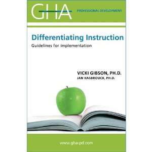 Differentiating Instruction Guidelines for Implementation Booklet 