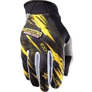   Racing Rockstar Vented Gloves   2011   Small/White/Black Automotive