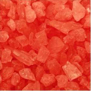 Rock Candy Crystals   Red Strawberry 5lb  Grocery 