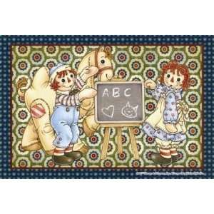  Raggedy Ann & Andy Postcard from Japan   ABC Toys & Games