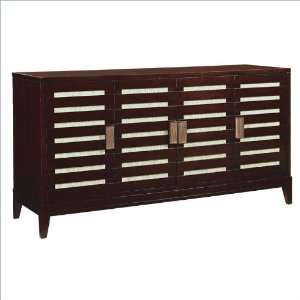 Lexington Zacara Baltic 5 Shelf Dining Room Buffet with Slat Doors and 