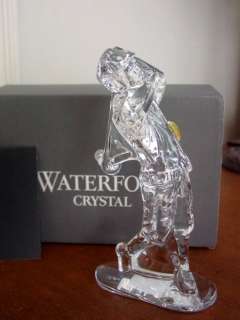 Waterford Crystal GOLFER Sculpture / Figurine NEW  