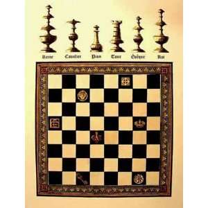  Chess Board II Poster Print