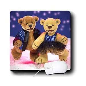   Bears Classic Winter   Ice Dancing Couple   Mouse Pads Electronics