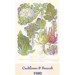  Cauliflower & Broccoli Poster Print